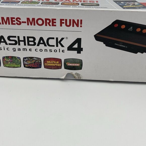 Atari Flashback 4 Classic Game Console 40th Anniversary - 75 Games WITH POSTER - Picture 10 of 16